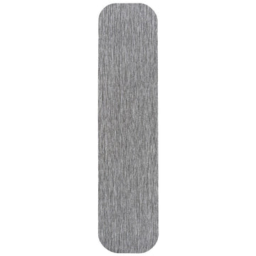 Miles Modern Minimalist Radius Corner Solid Indoor/Outdoor Area Rug